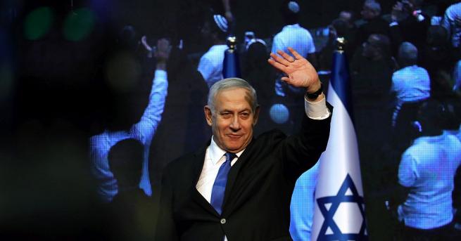 Дясната партия Ликуд на премиера Бенямин Нетаняху при преброени 90