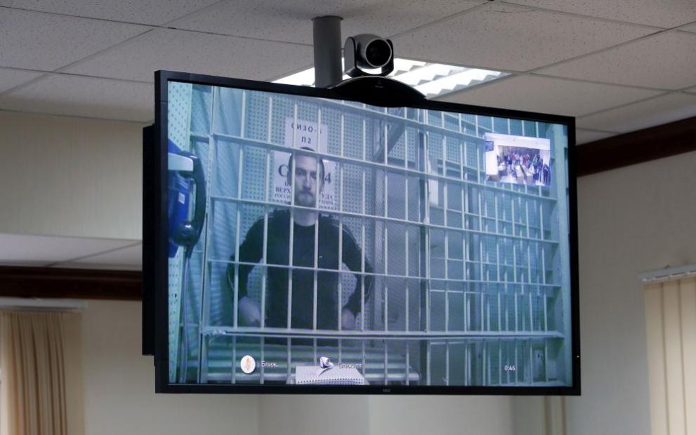 Павел Устинов бе задържан на 3 август по време на неразрешена демонстрация в руската столица, в която той твърди, че изобщо не е участвал