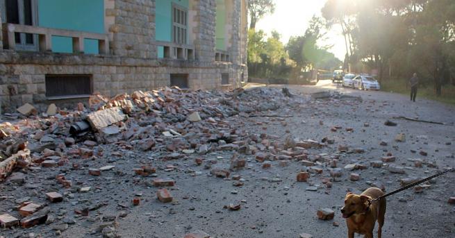Броят на жертвите на силното земетресение, което удари Албания сутринта,