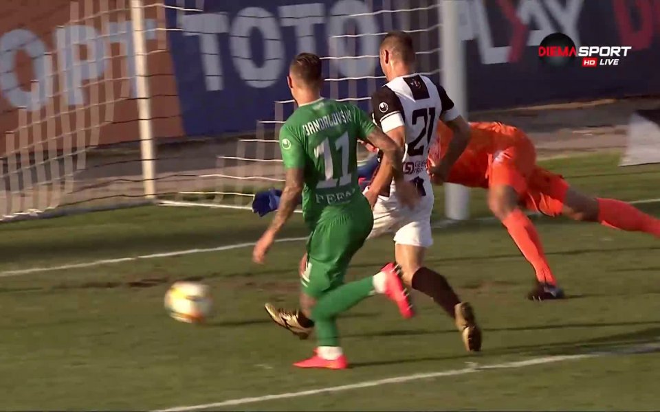 В 28-ата минута Локомотив Пловдив откри резултата в двубоя с