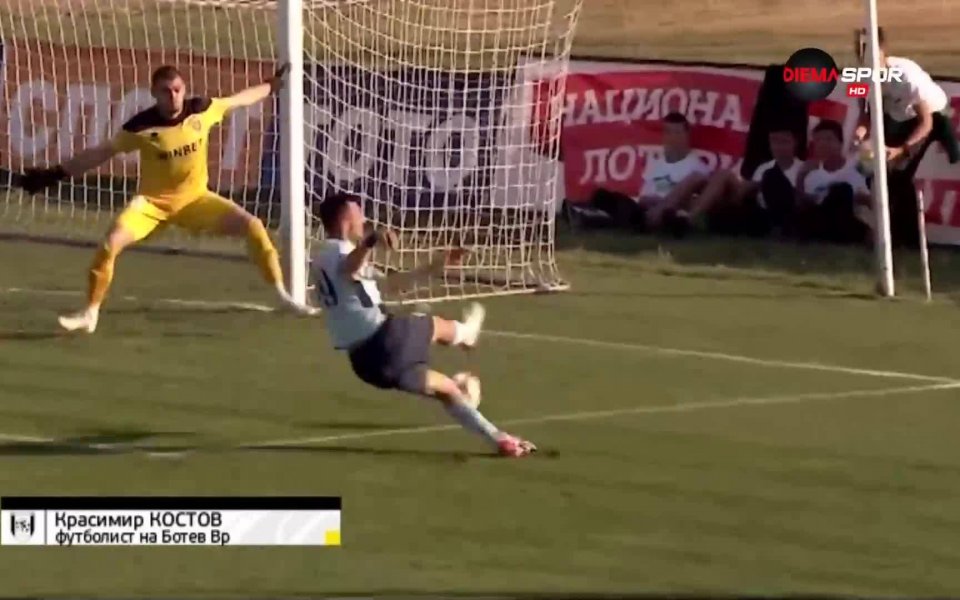 Вратарят на Ботев Враца Красимир Костов често присъства в анкетата