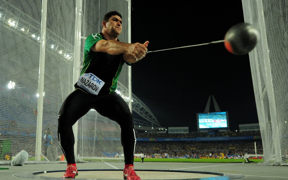 Олимпийският шампион в хвърлянето на чук Дилшод Назаров от Таджикистан