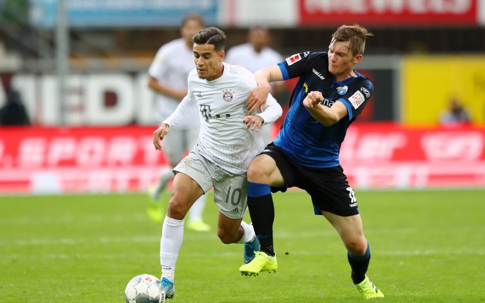 Опашкарят Падерборн измъчи Байерн Мюнхен, но загуби с 2:3 у