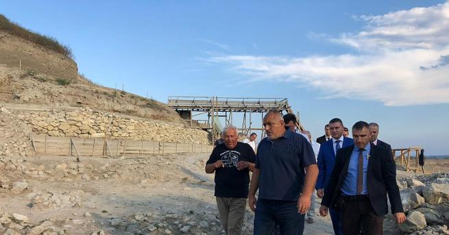Премиерът Бойко Борисов бе на обиколка за археологическите проучвания на