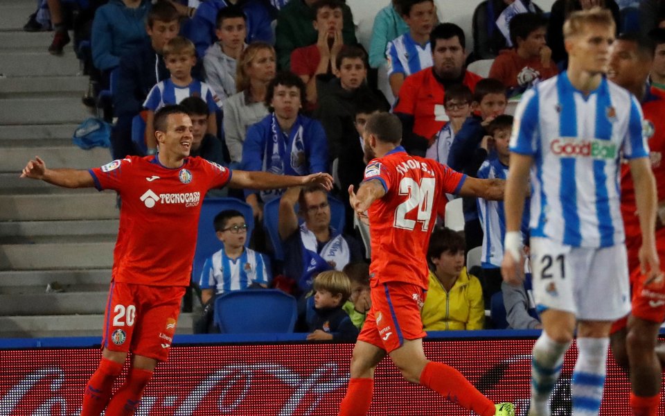 Реал Сосиедад у дома с 2:1 от Хетафе в двубой