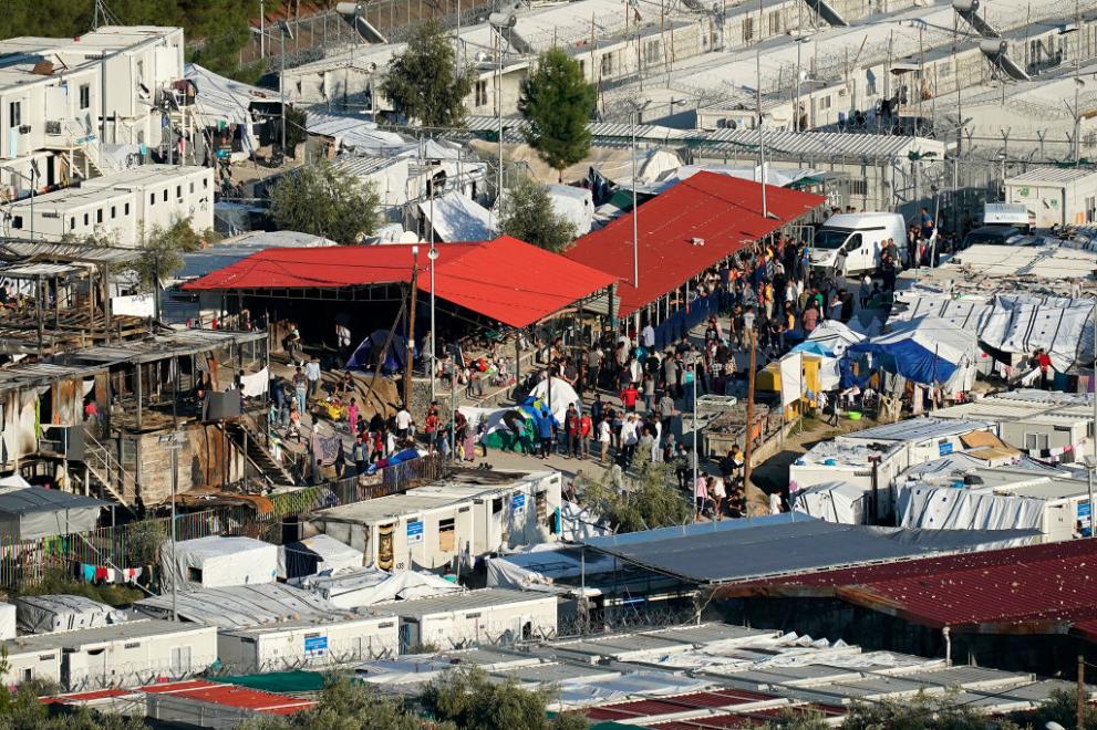 Бежански лагер в Гърция
