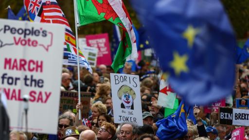  Протестът против Брекзит в Лондон 