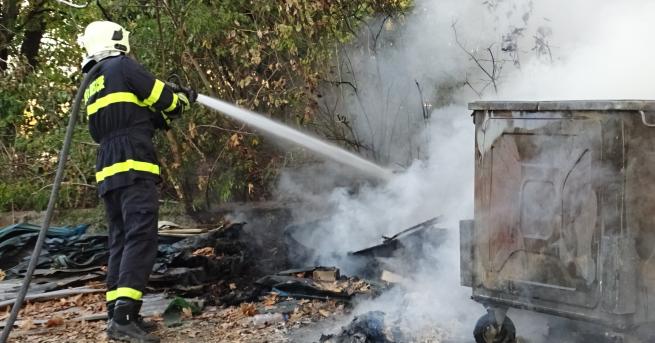 Пожар пламна край жп гарата в Благоевград БГНЕС Инцидентът е станал