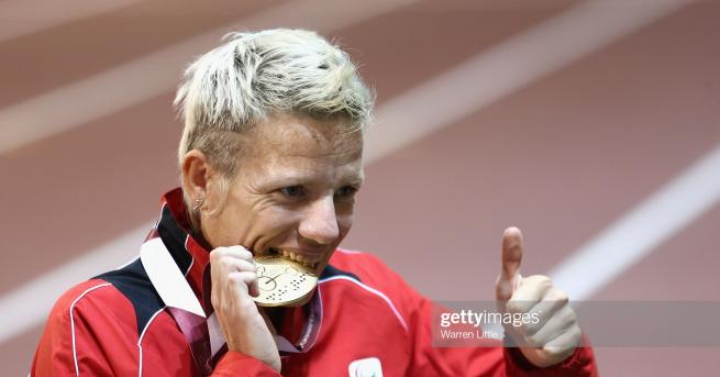 Носителката на златен медал от Параолимпийските игри в Лондон Мариеке