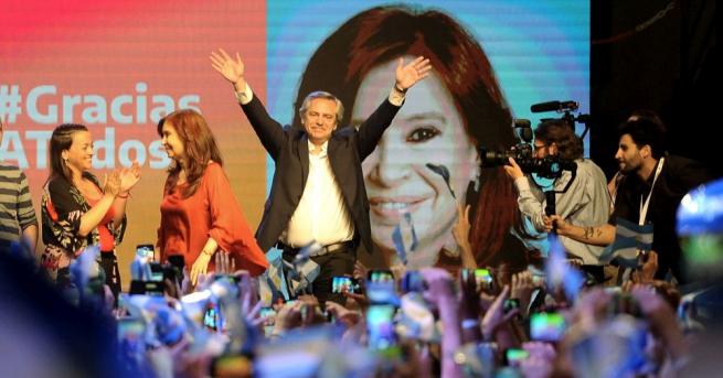 Лявоцентристкият кандидат Алберто Фернандес постигна убедителна победа на президентските избори