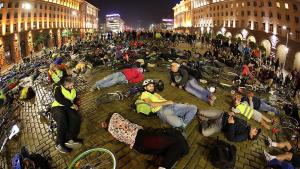 колоездачи протест МС