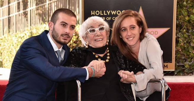 Италианската режисьорка и сценаристка Лина Вертмюлер беше почетена със звезда