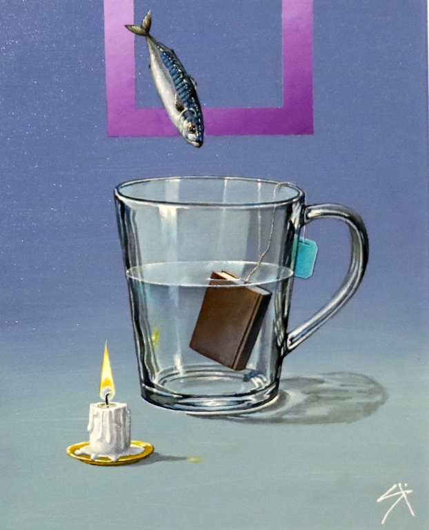 <p>ПАМЕТТА НА ВОДАТА акрил, платно</p>