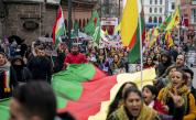  Демонстрация на кюрди против нахлуването на Турция в Сирия. Осло, Норвегия 