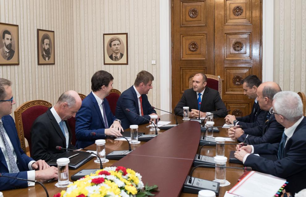 Бизнес делегацията от Чехия пред президента