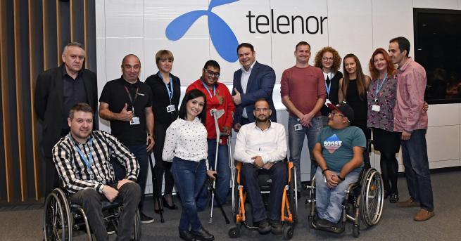 Създадено за Telenor Любопитно Теленор посреща новите си служители