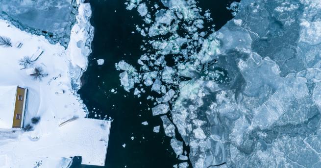 Любопитно Уникално природно явление ледени яйца във Финладния Рядък метеорологичен
