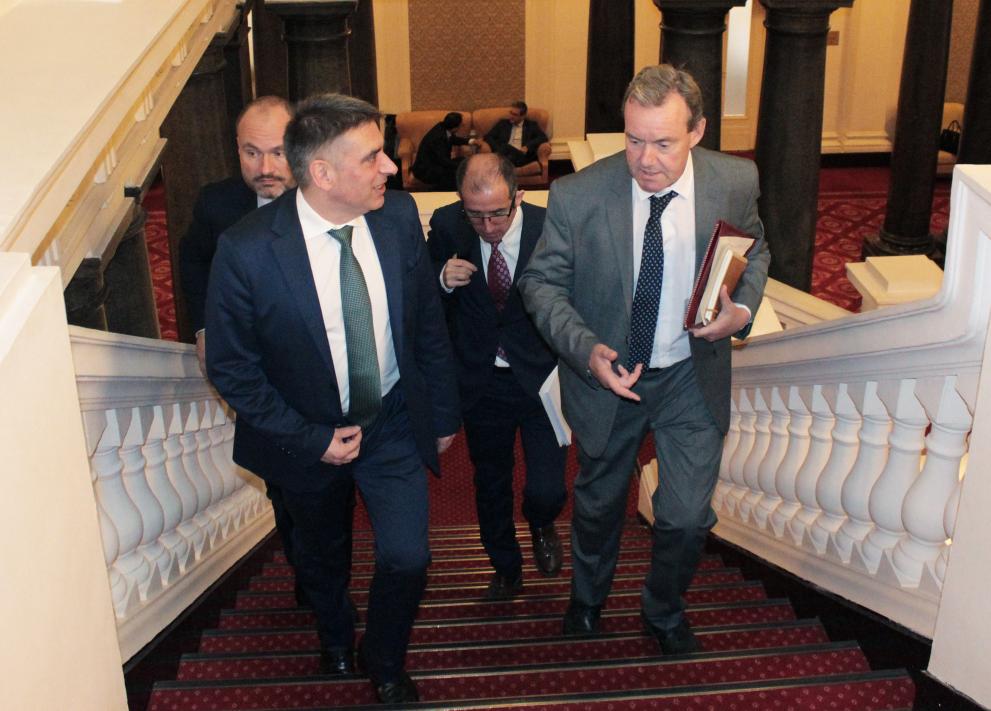  Министърът на правораздаването Данаил Кирилов се срещна с представители на Венецианската комисия 