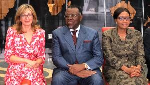 Екатерина Захариева Намибия посещение