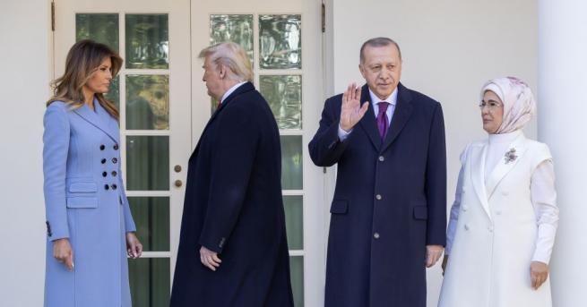 Турският президент Реджеп Тайип Ердоган пристигна днес в Белия дом,