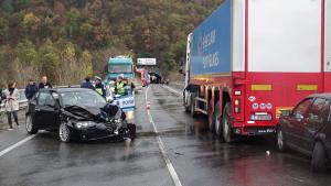 верижна катастрофа Благоевград