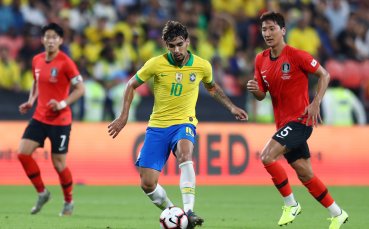 Бразилия спечели с 3 0 срещу Южна Корея в контрола играна