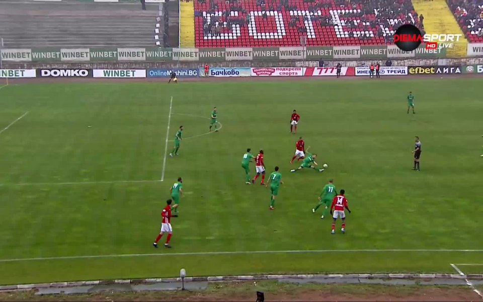 В 18-ата минута Тиаго Родригеш удвои резултата в полза на