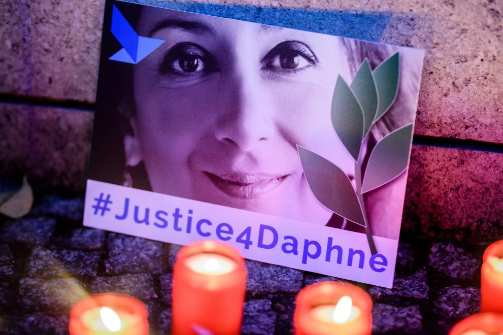 Убитата журналистка Дафне Галиция