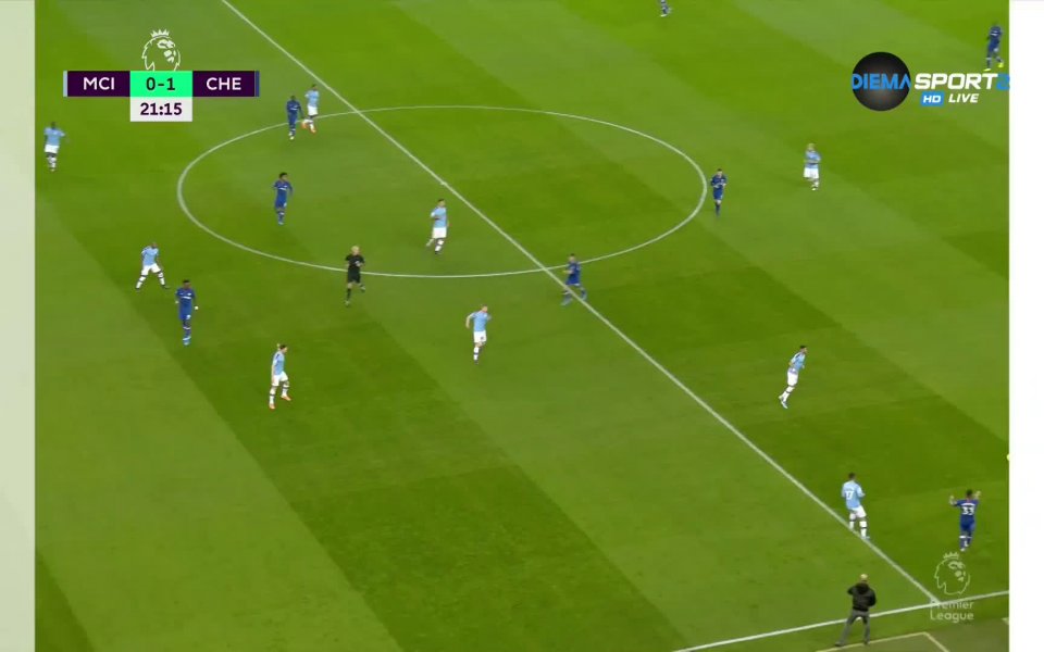 В 22-ата минута Нголо Канте изведе "сините" напред в резултата,