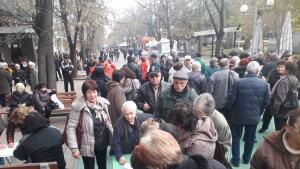 Протест шумен пенсионери