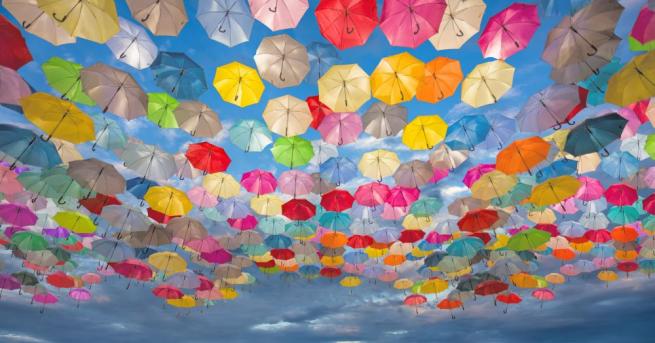 През деня от запад на изток на много места в