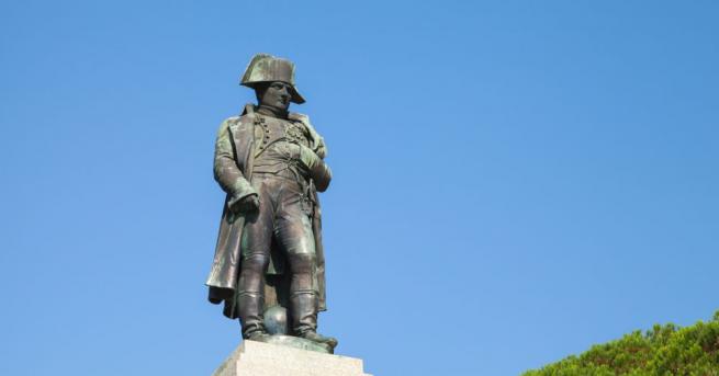 Ботуши носени от Наполеон Бонапарт на о в Света Елена бяха