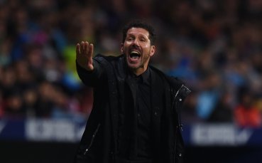 Треньорът на Атлетико Мадрид Диего Симеоне запази спокойствие след загубата