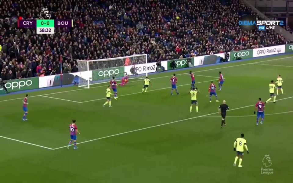 Отборите на Кристъл Палас и Борнемут не успяха да се