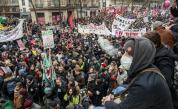  <p>800 000 стачкуваха против промяна на Макрон</p> 