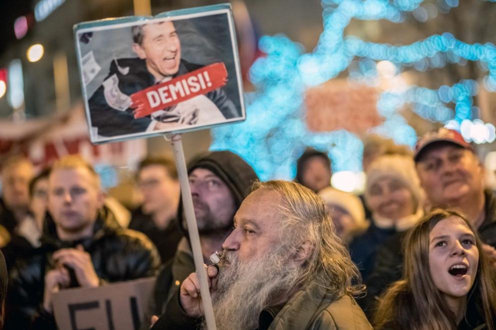 Чехия протести