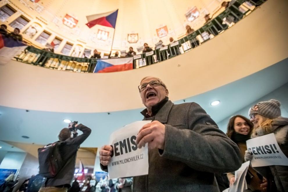  Чехия митинги 