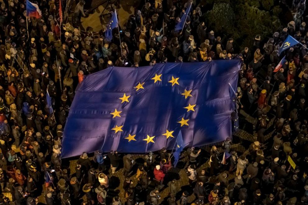 Чехия протести