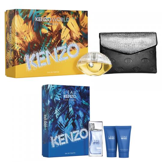 <p><b>Коледен сет за нея </b><b>Kenzo World Power EDP 50 </b><b>мл + клъч подарък</b></p>

<p><b>Коледен сет за него </b><b>L&#39;Eau Par Kenzo EDT 50 </b><b>мл + 2 душ-гела </b><b>x </b><b>50 мл</b></p>