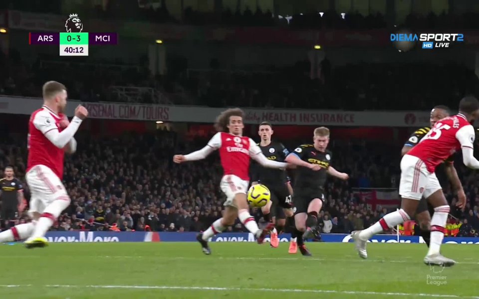 Манчестър Сити поведе с 3:0 при гостуването на Арсенал в