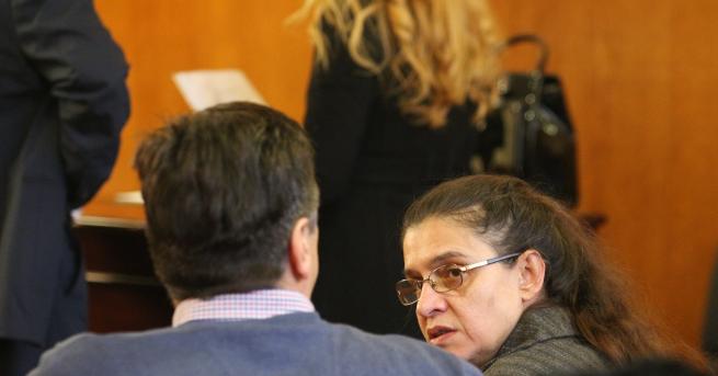 Биляна Петрова която е подсъдима заедно с бившата кметица на