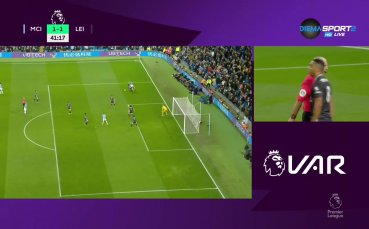 Манчестър Сити води с 2 1 при домакинството на Лестър Сити