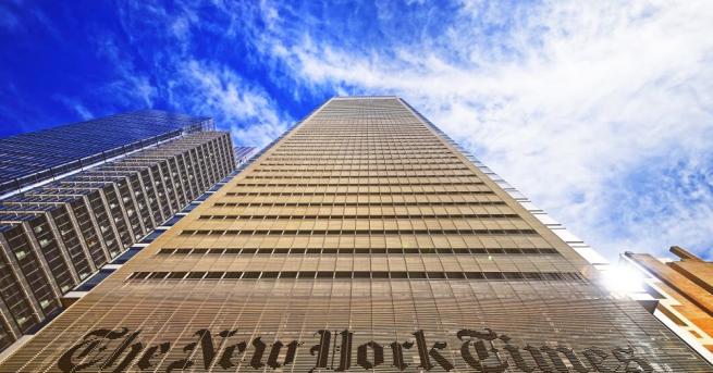Американският в Ню Йорк таймс помества днес в онлайн изданието