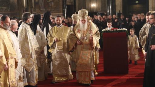  Патриарх Неофит води тържественото свещенодействие за Бъдни вечер 