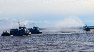 Руски военни кораби навлязоха днес в Баренцово море за да