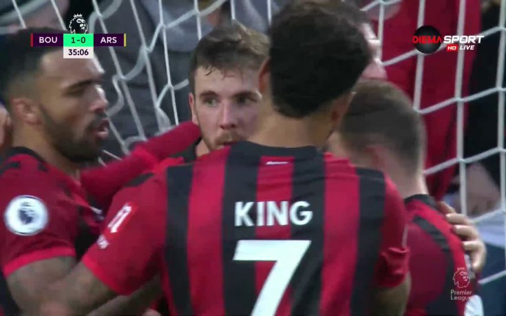 След Челси Дан Гослинг вкара и на Арсенал