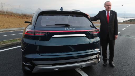  Ердоган показа турски електрически автомобил, желае го по целия свят 