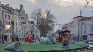 коледна украса във Варна