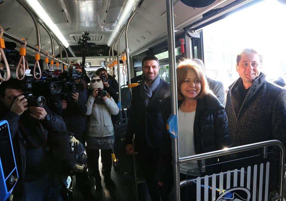  София линия 123 Йорданка Фандъкова електробус 