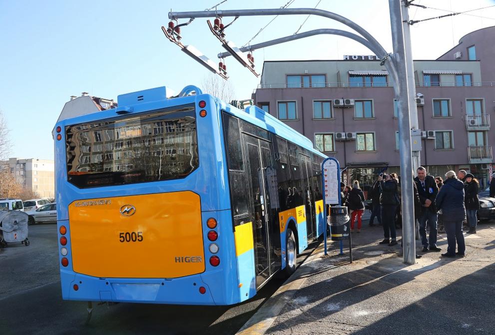  София линия 123 Йорданка Фандъкова електробус 